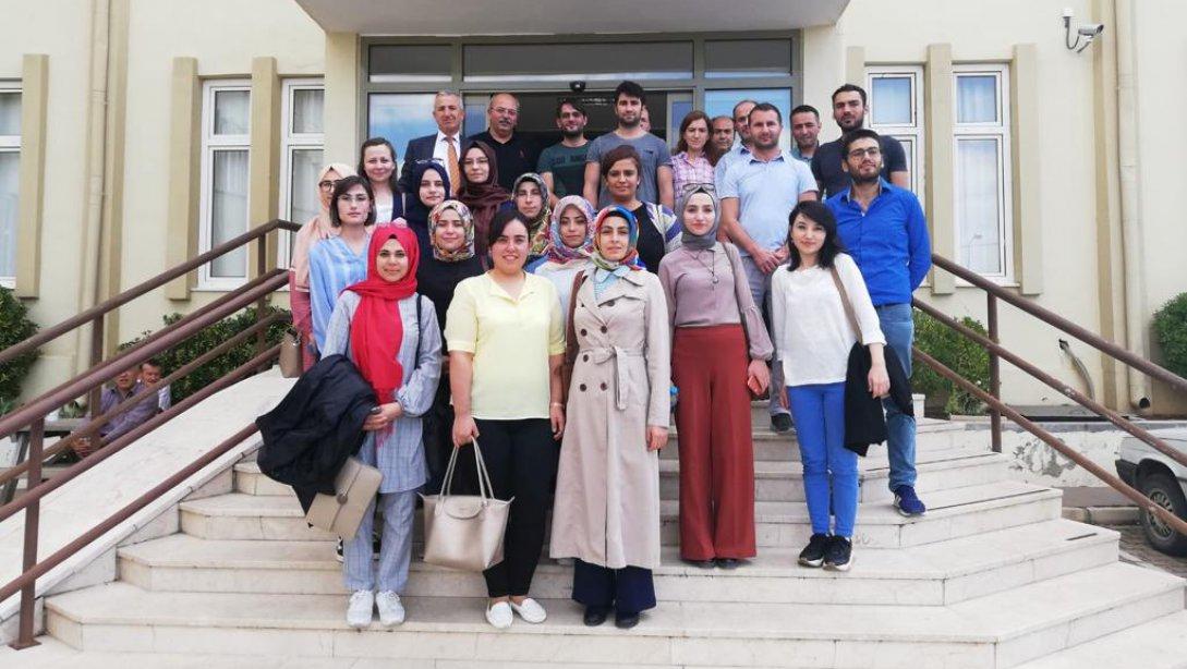 İlçe Milli Eğitim Müdürü Sayın Mehmet Nezir Eren Aday Öğretmenlerle Meslek Yüksekokulunu Ziyaret Etti.